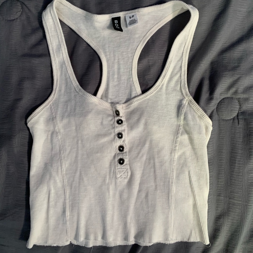 White Crop Top